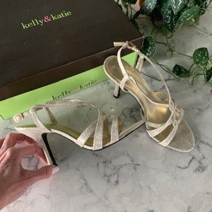 Kate & Kelly Fleck of Gold Heeled Sandals